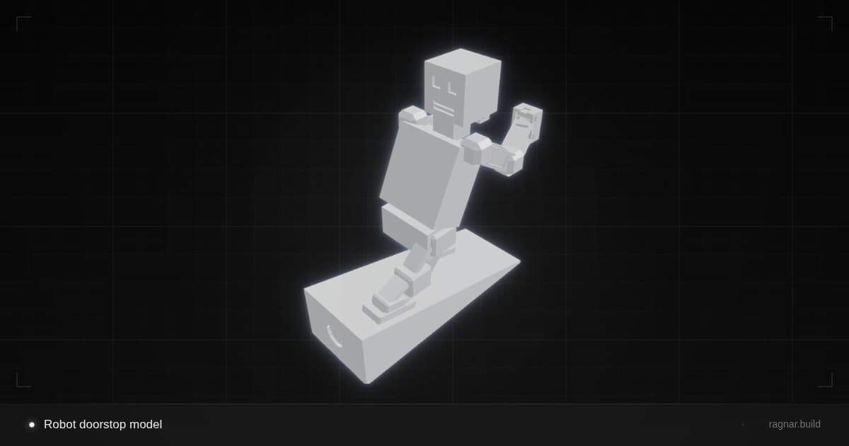 Robot doorstop model