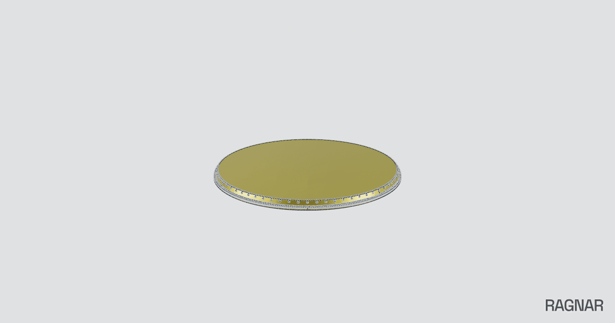 Brass Tapered Scale