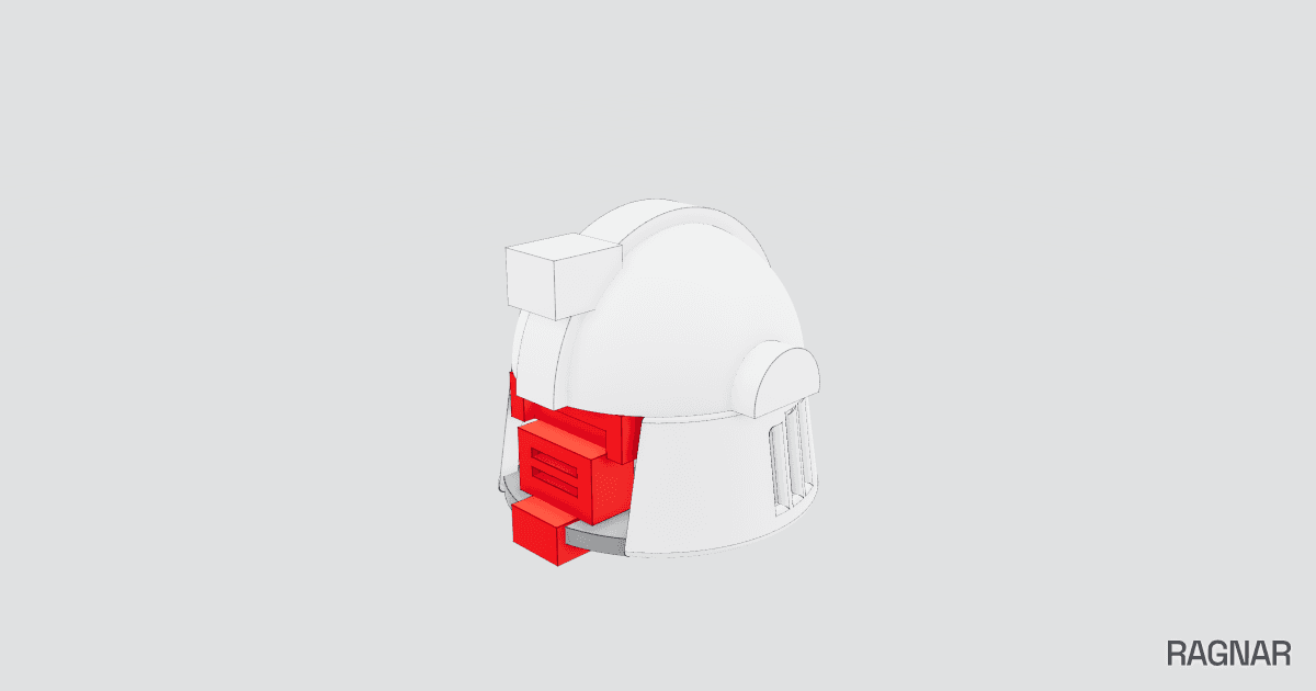Gundam Helmet Model