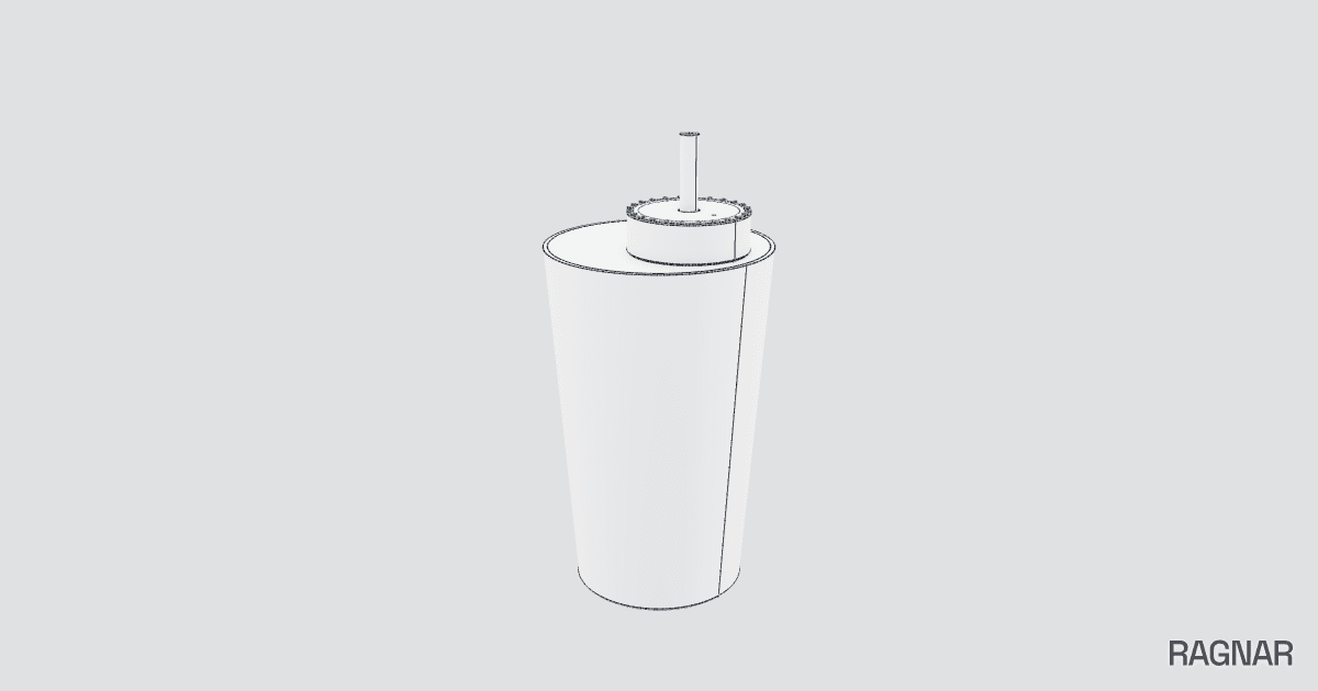 Two-part mate cup