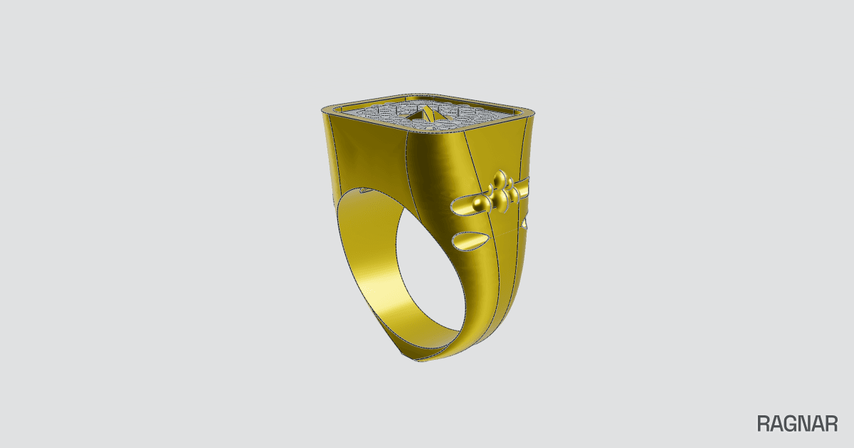 Mercedes Signet Ring