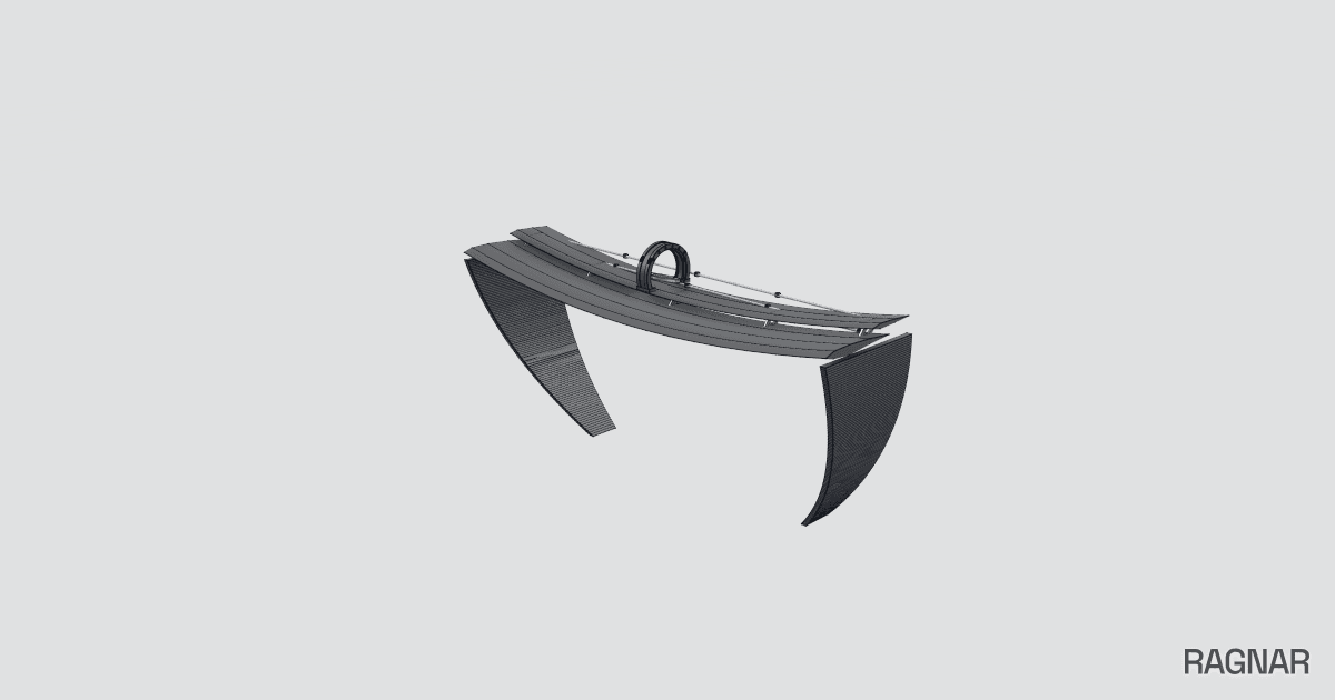 Car rear wing