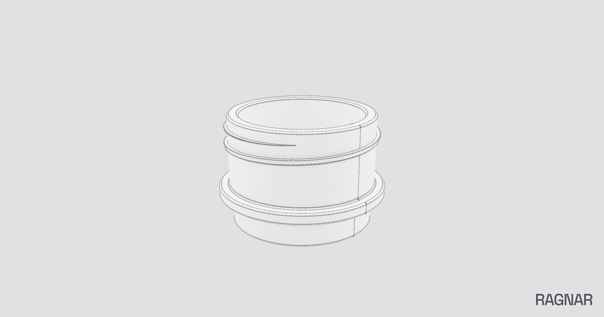 PET beverage bottle neck