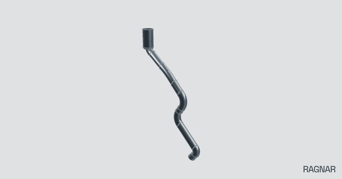 Serpentine dough hook