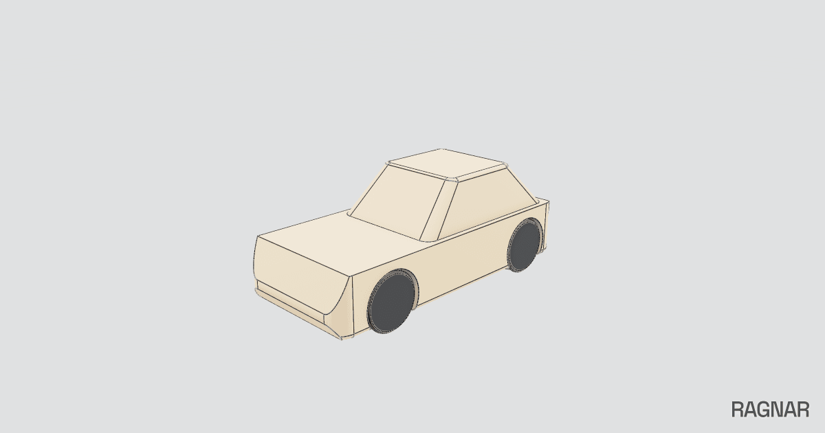 Wooden Toy Car