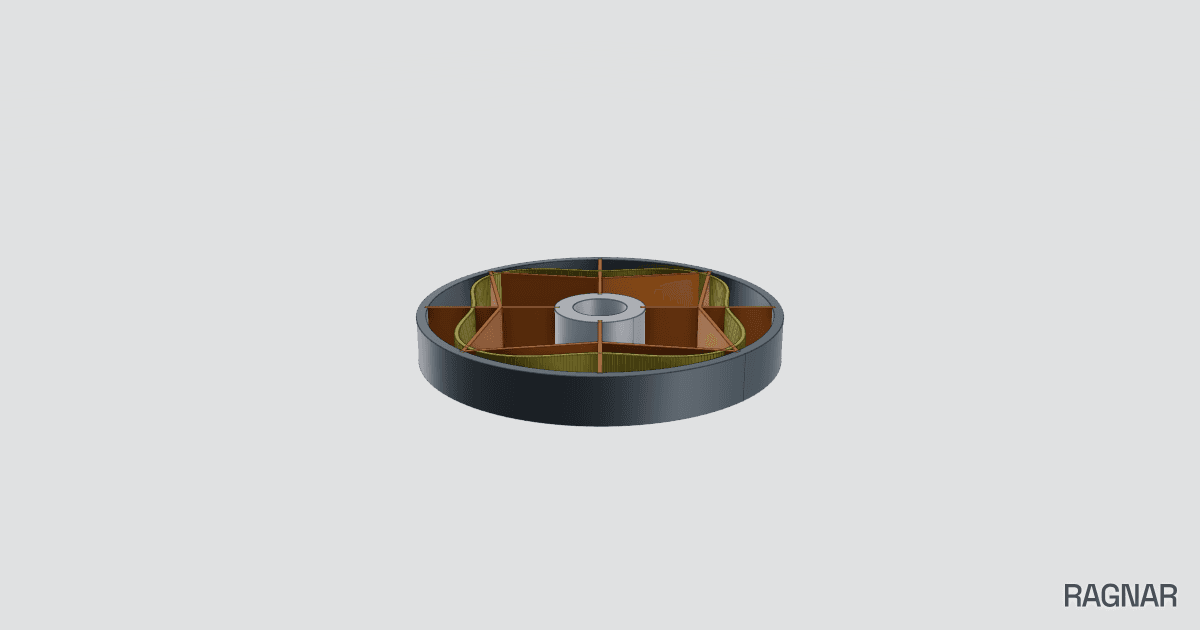 Central Circular Pipe