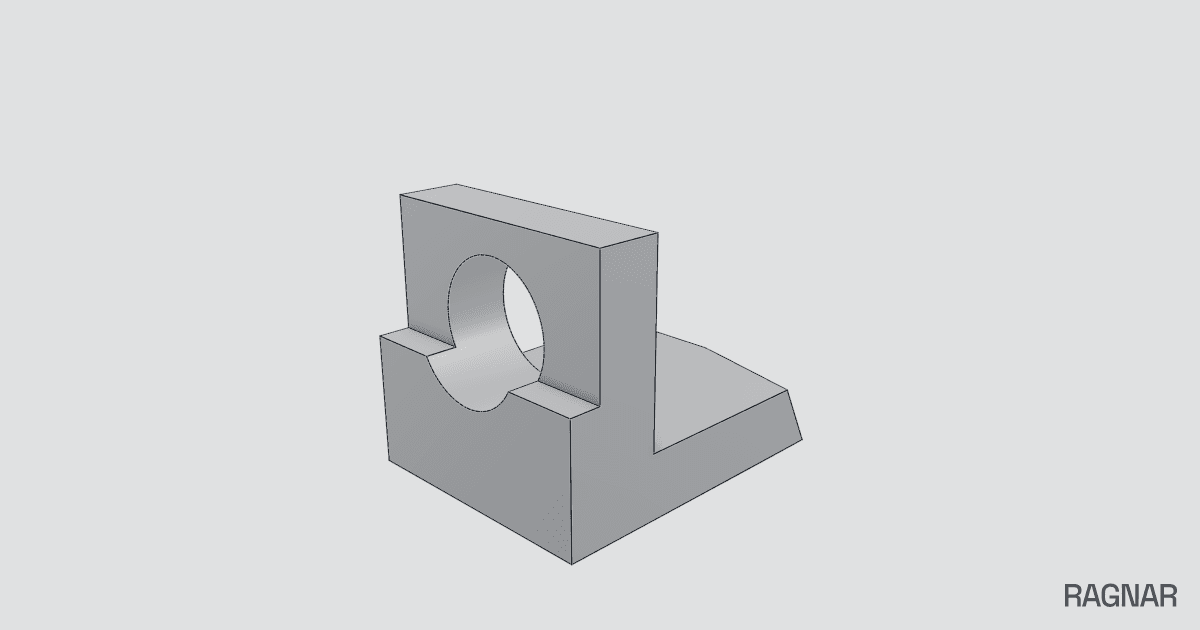 Angled Support Bracket