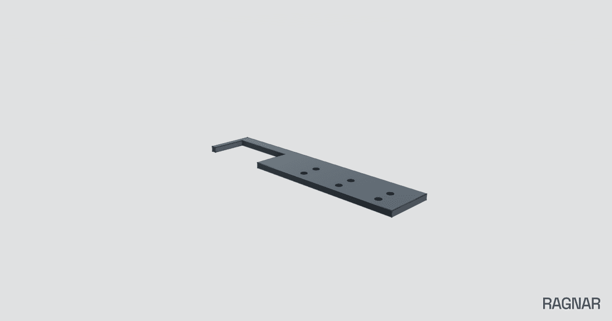 Combat robot side panel