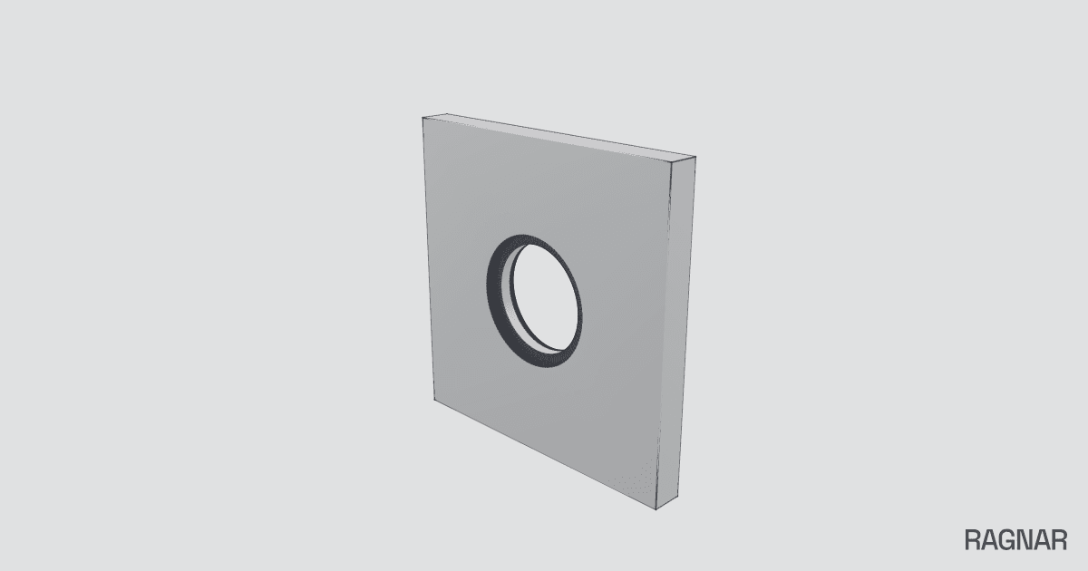 Rounded Wall Window