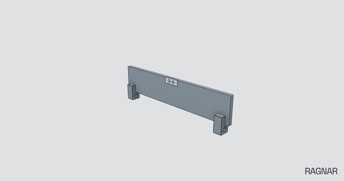 Heavy equipment attachment plate