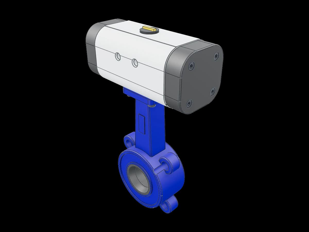 Pneumatic Butterfly Valve