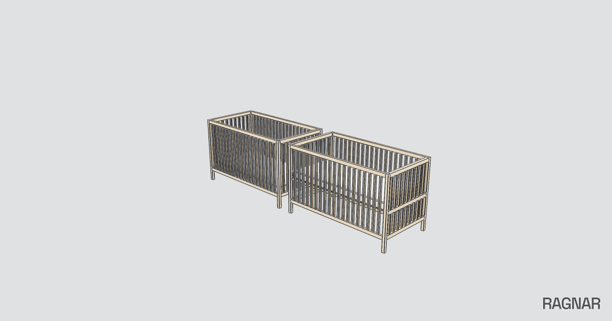 Sniglar Baby Cot