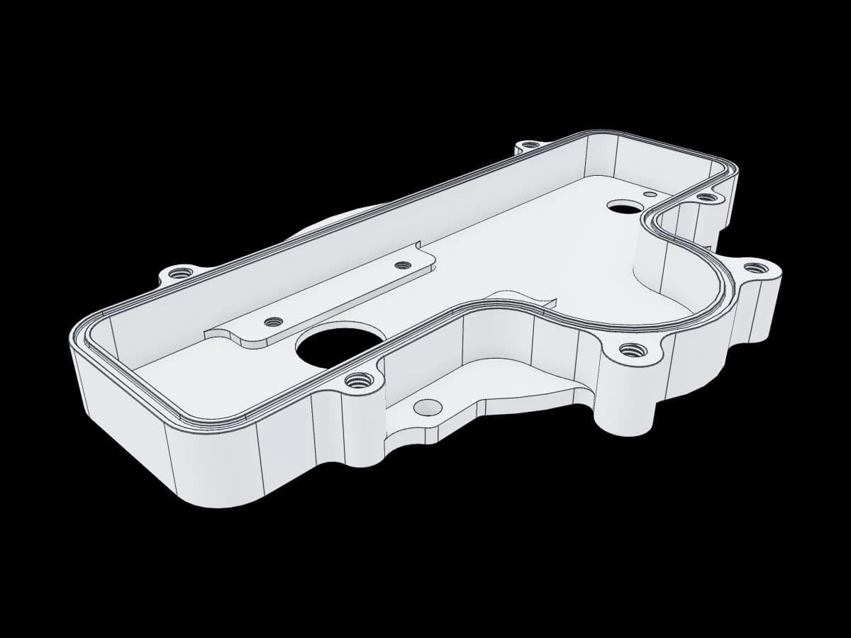 Machined Aluminum PCB Housing