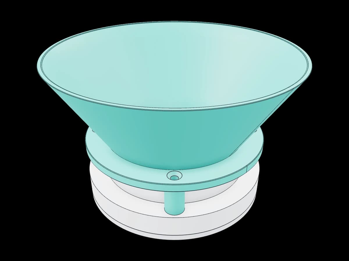 Funnel Hopper and Metering Assembly