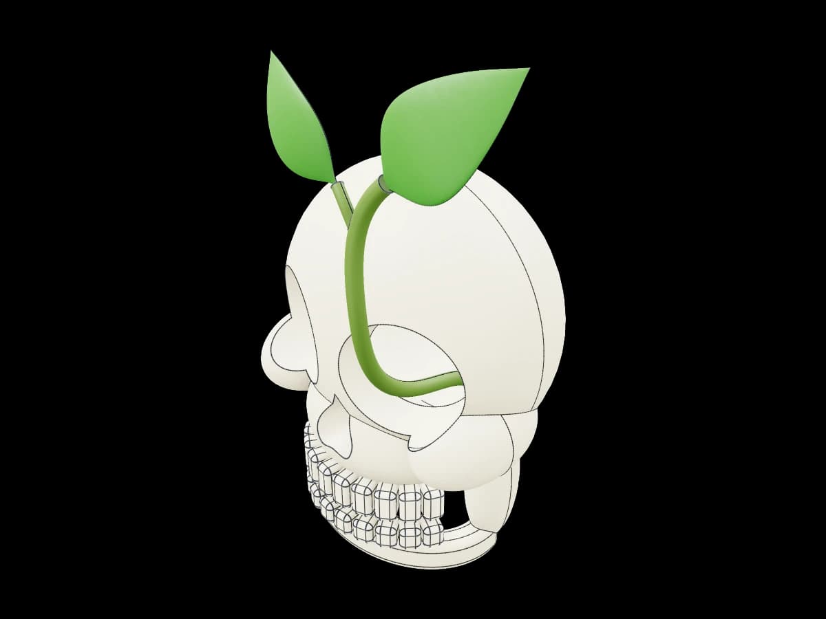 Skull Sprout Design