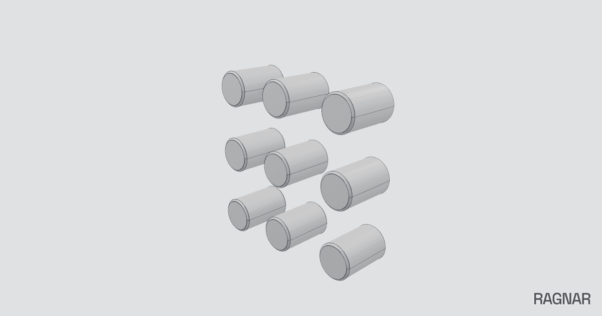 Uniform screw set