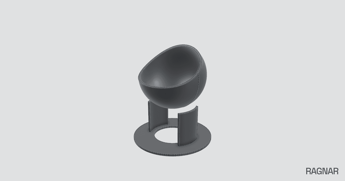 Pedestal Display Bowl