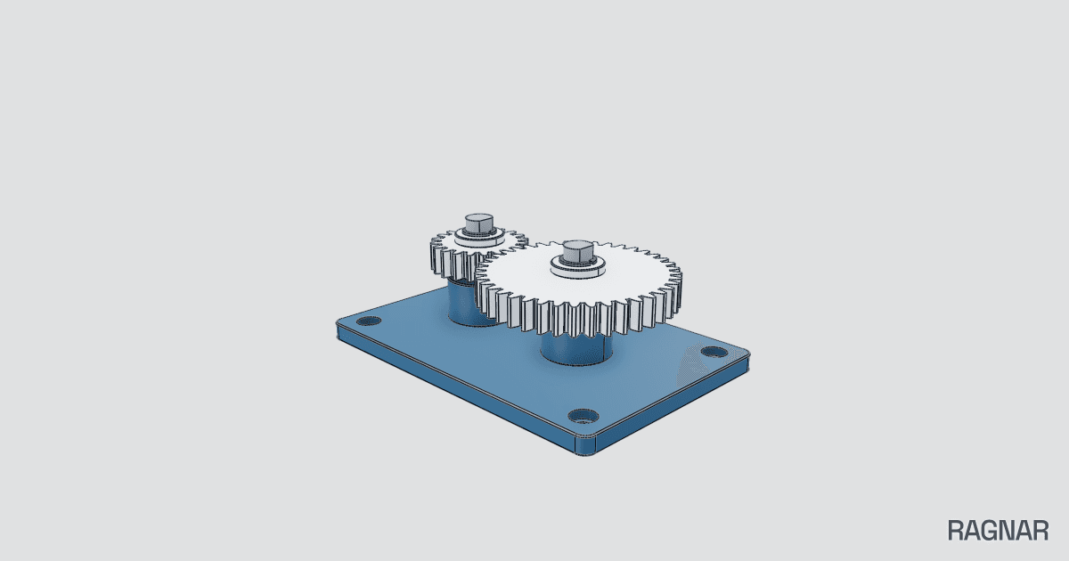 Dual Spur Gear Drive