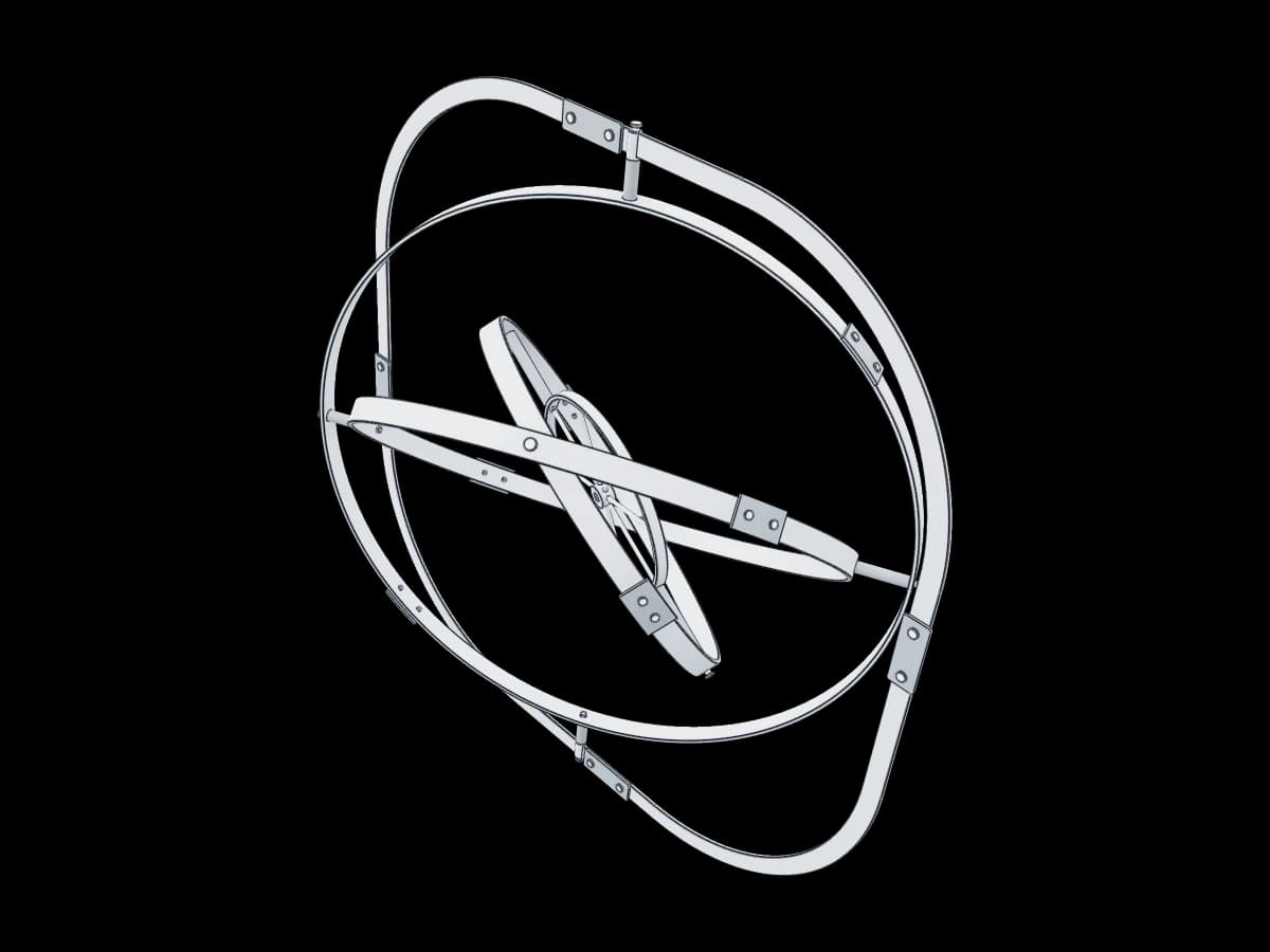 Gimbaled Nested Ring Display | Ragnar Gallery