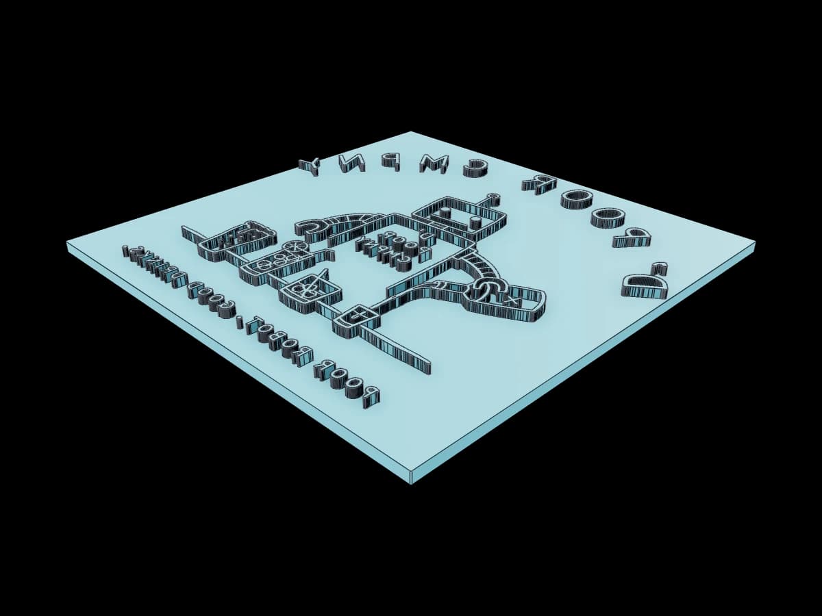 Square Contour Plate