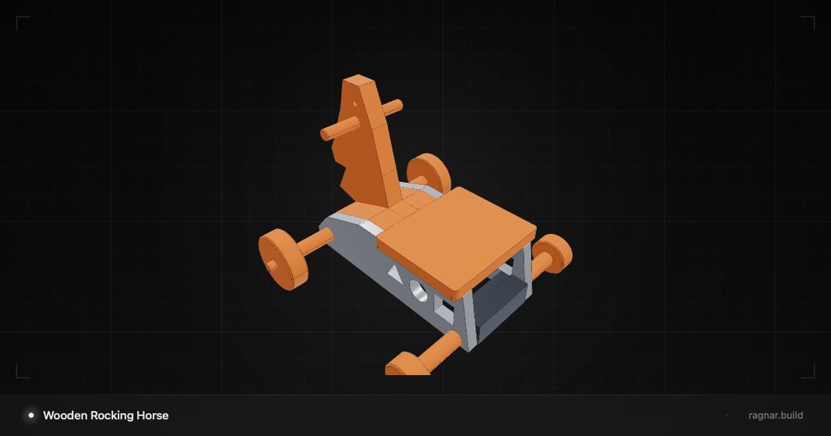 Wooden Rocking Horse