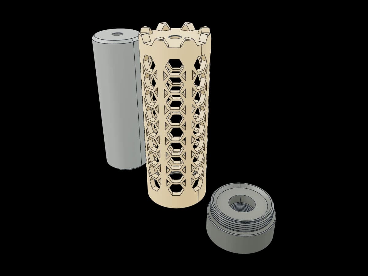 Cylinder Gel Blaster Extension