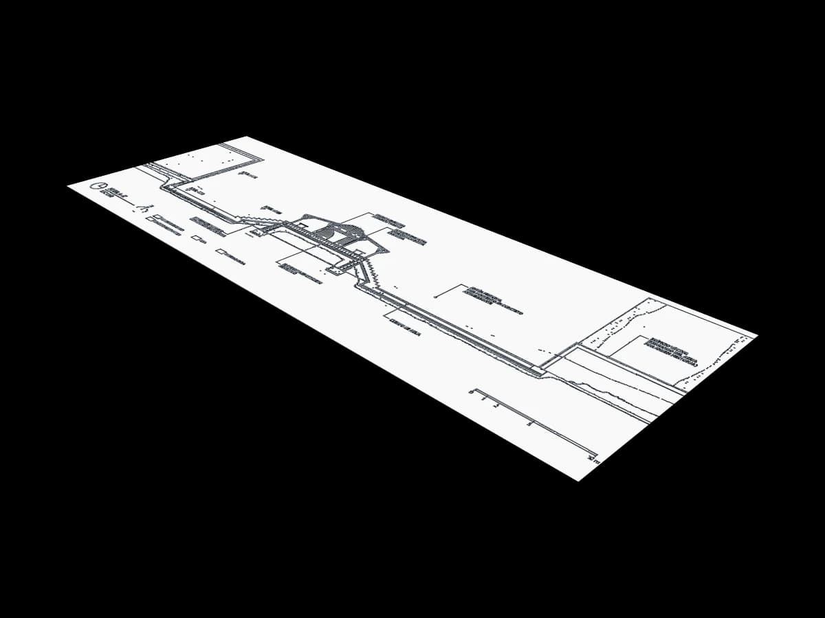 Vectorized Architectural Section | Ragnar Gallery