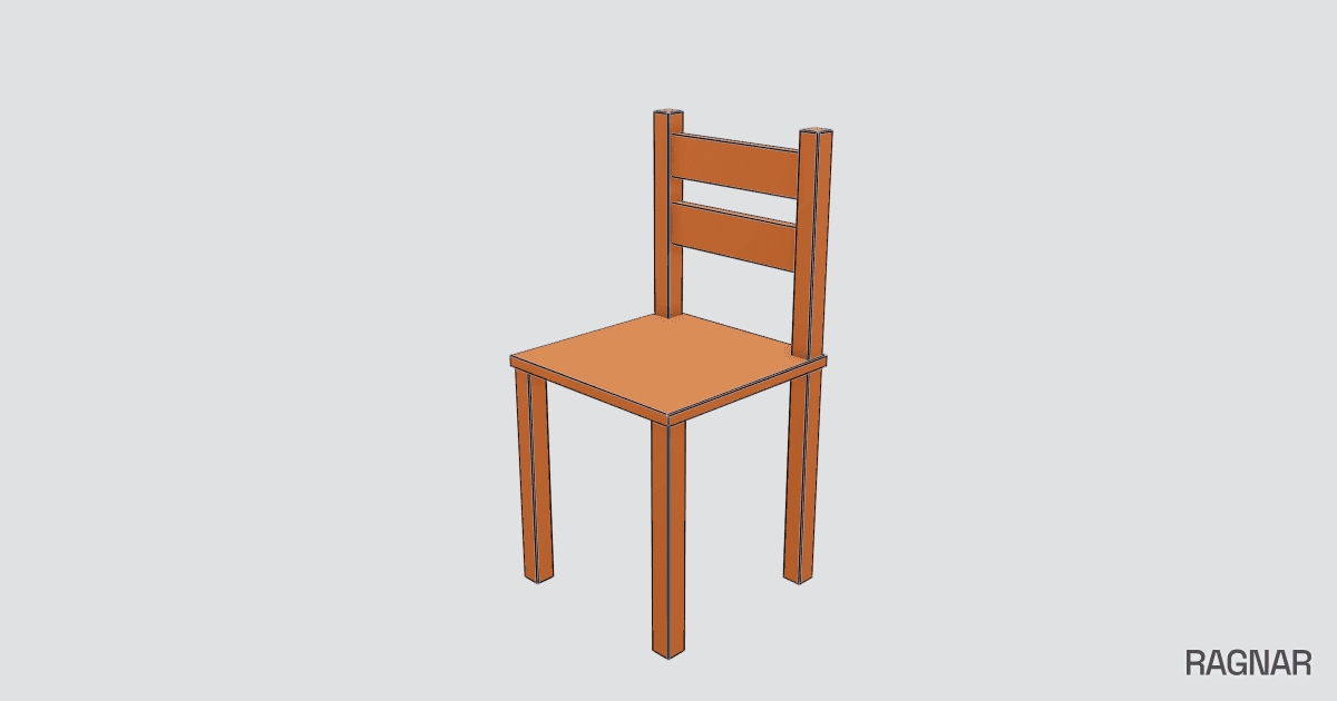 Wooden chair