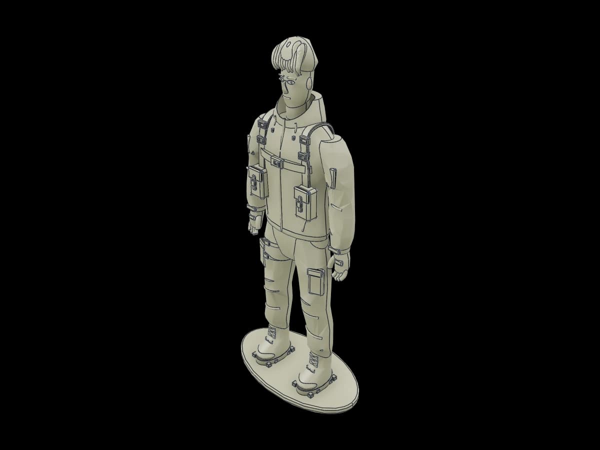 Tactical Soldier Figure