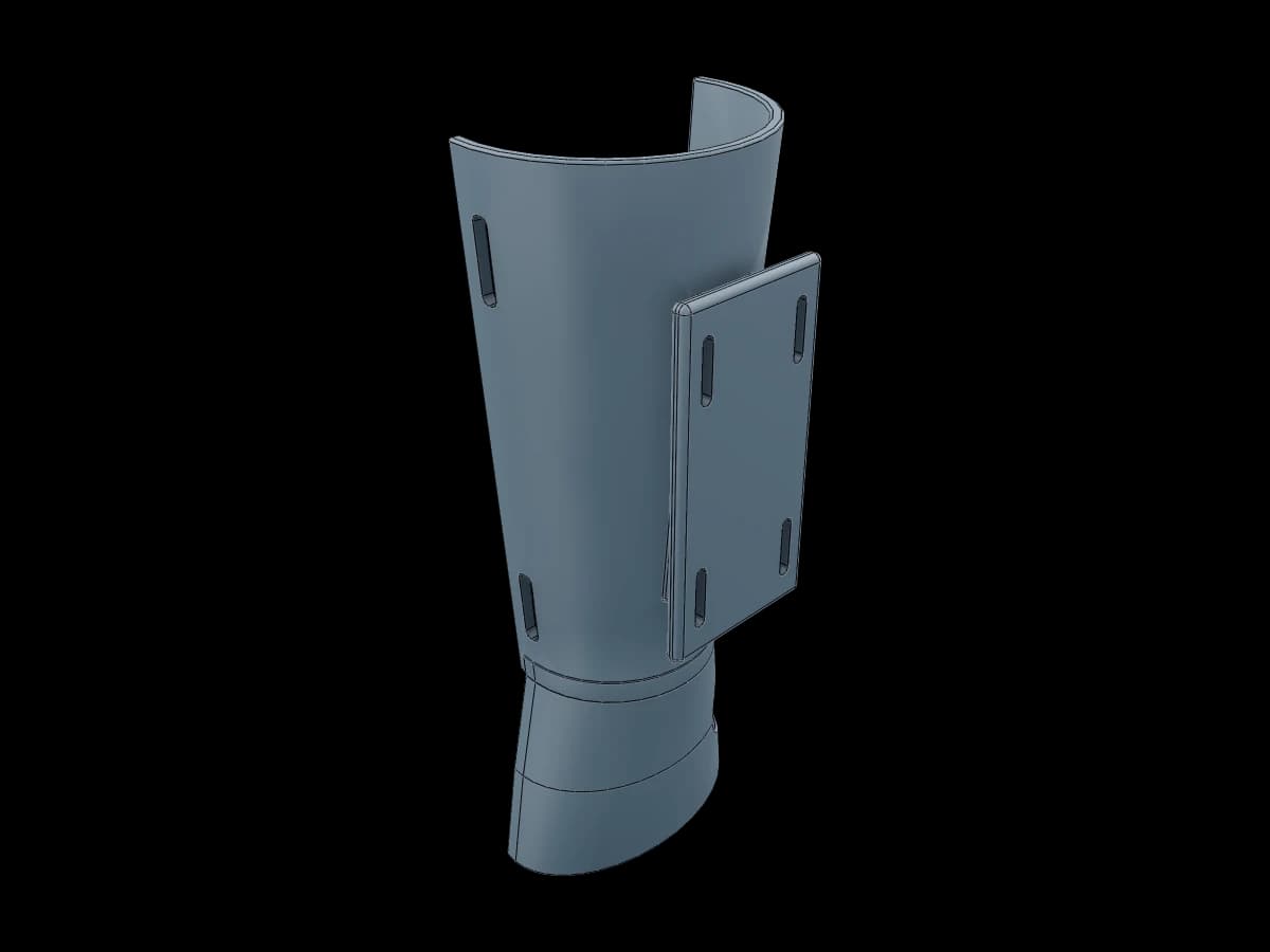 Electronic mounting brace