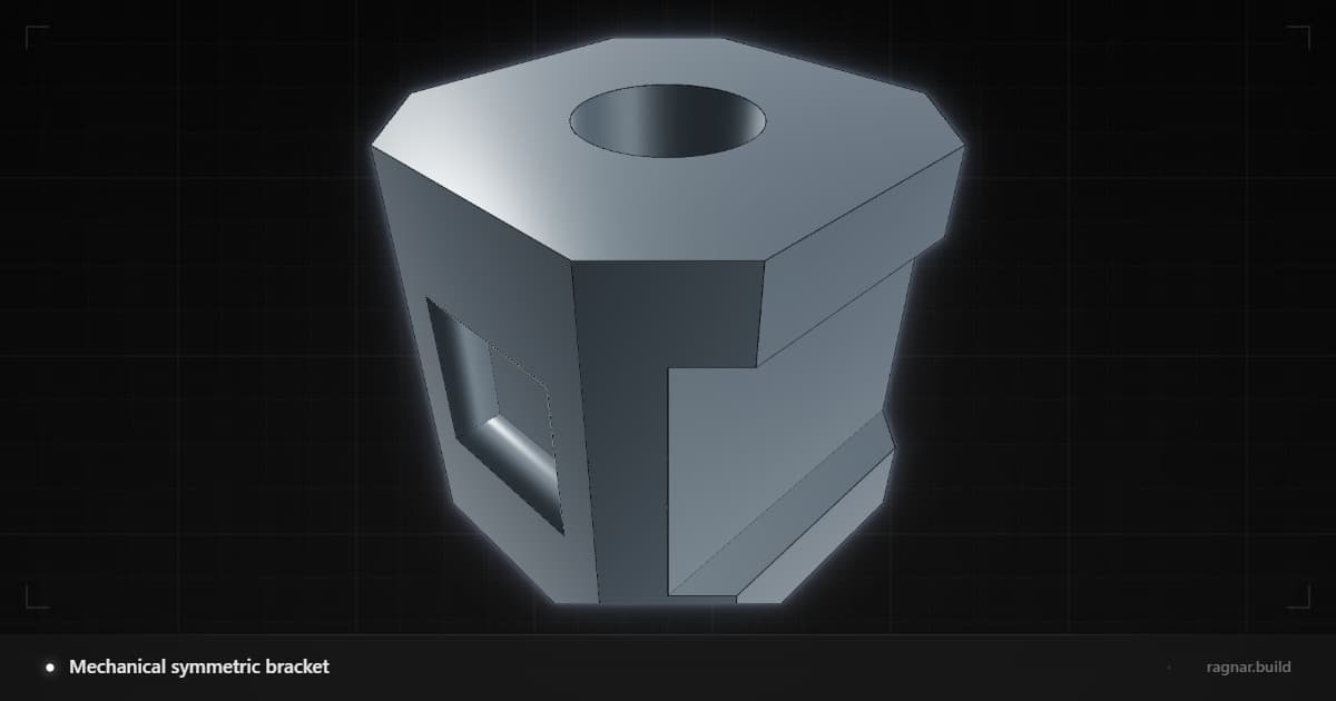 Mechanical symmetric bracket