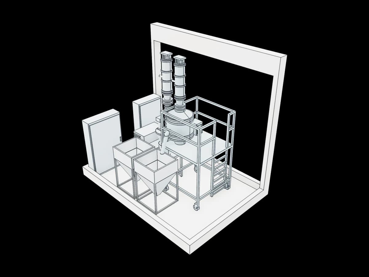Industrial Processing Room Model