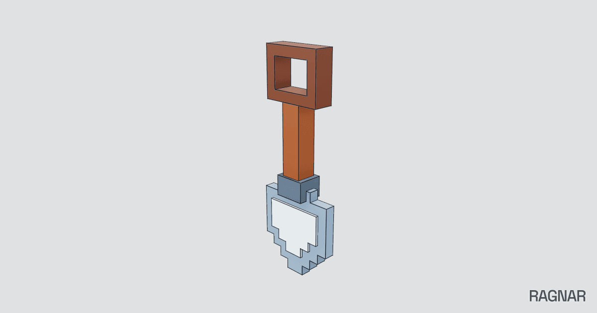 Pixelated Mini Shovel
