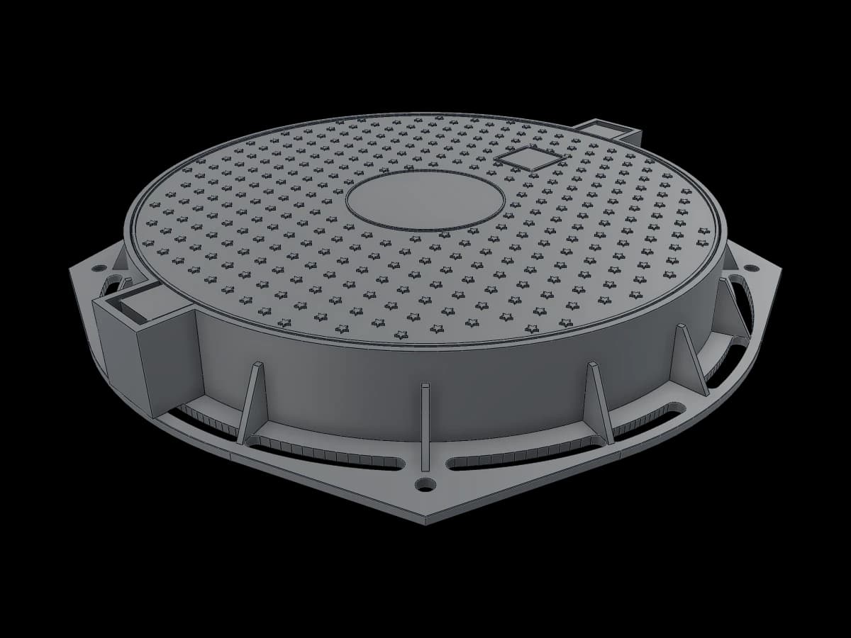 Industrial Manhole Cover and Frame