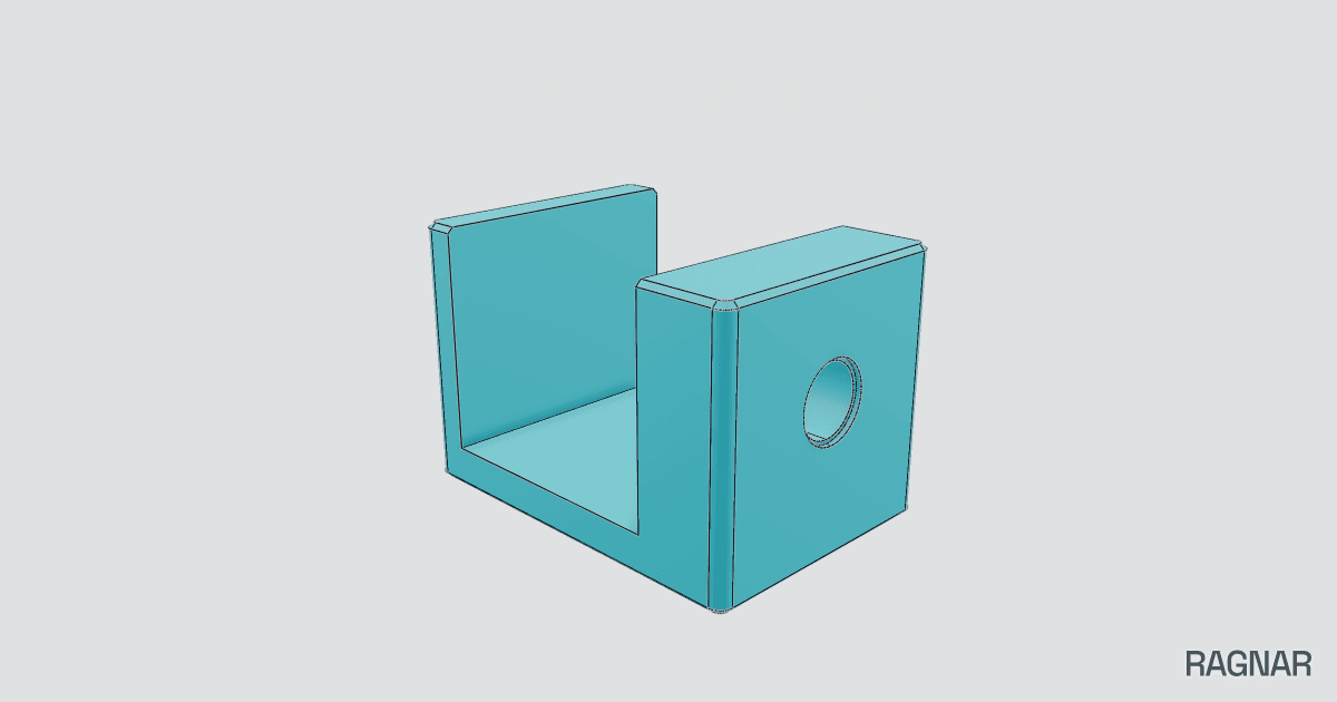 Profile fixing clip