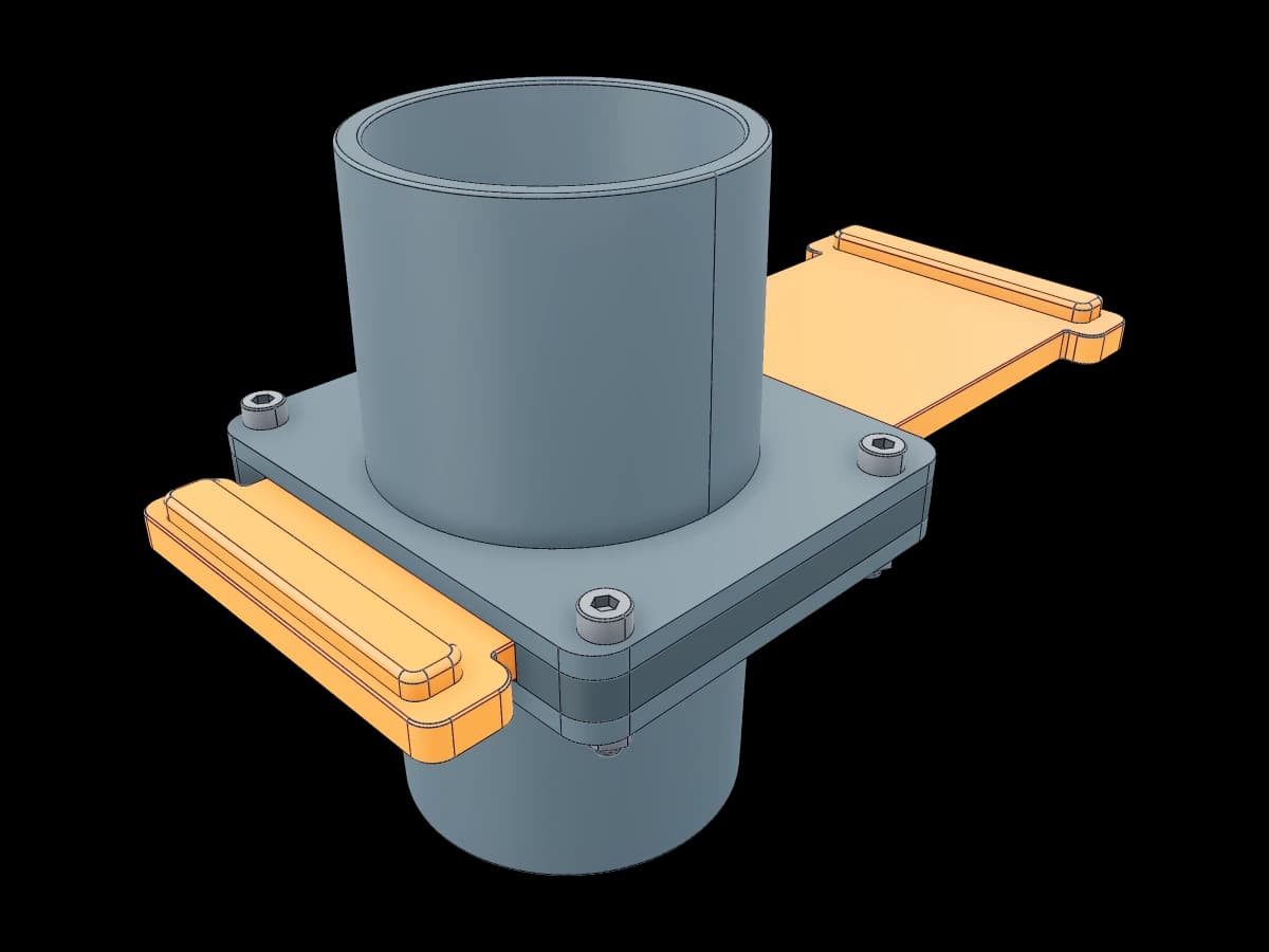 Compact Inline Blast Gate