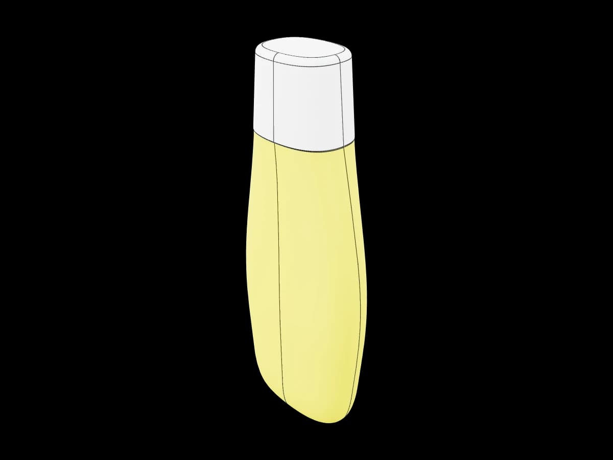 Flat Cosmetic Bottle