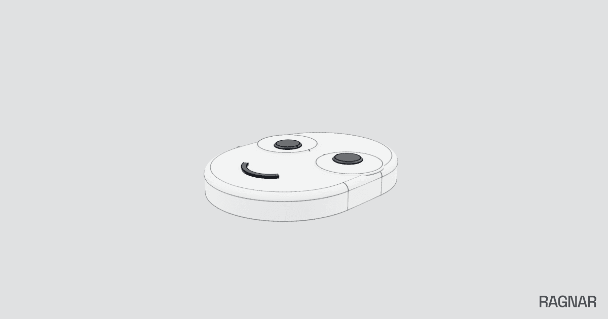 Cartoon Robot Head