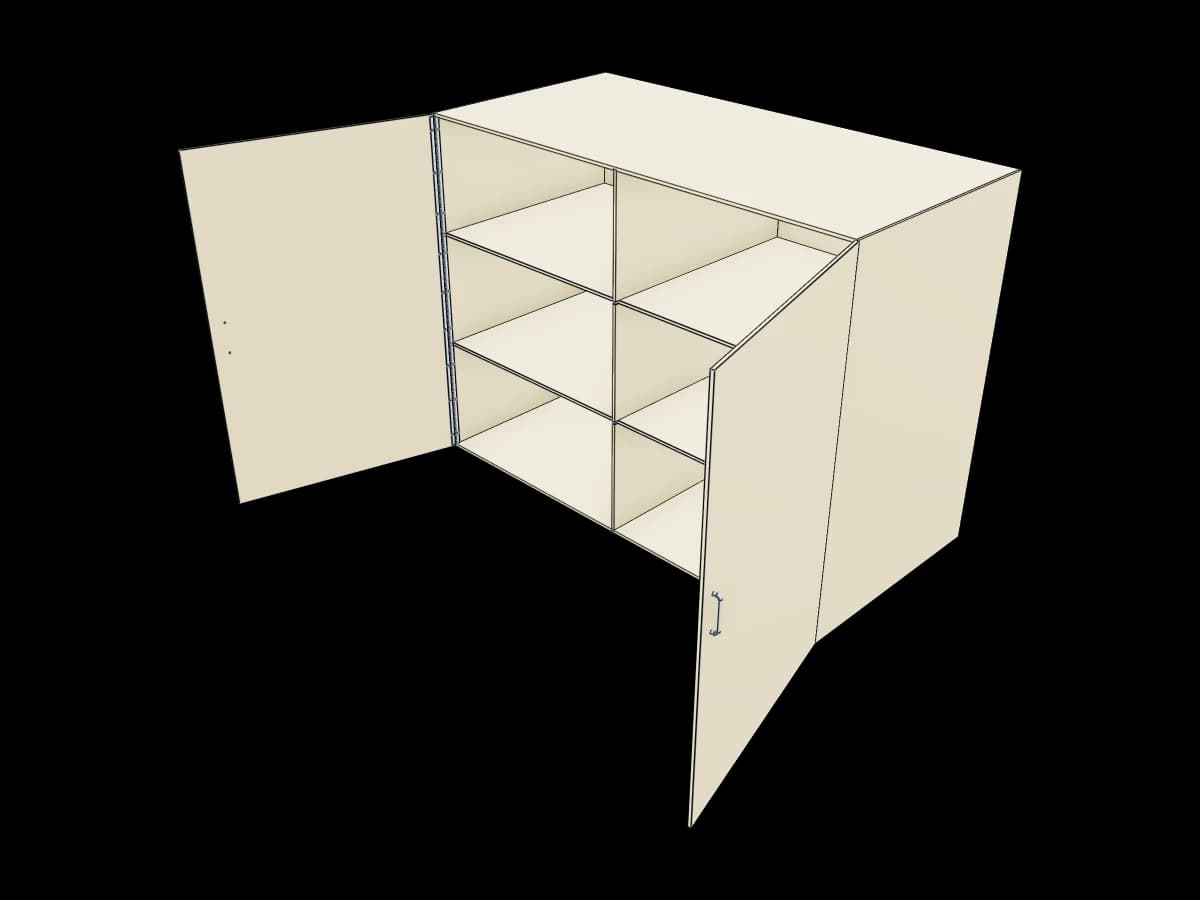 Large Double-Door Document Cabinet
