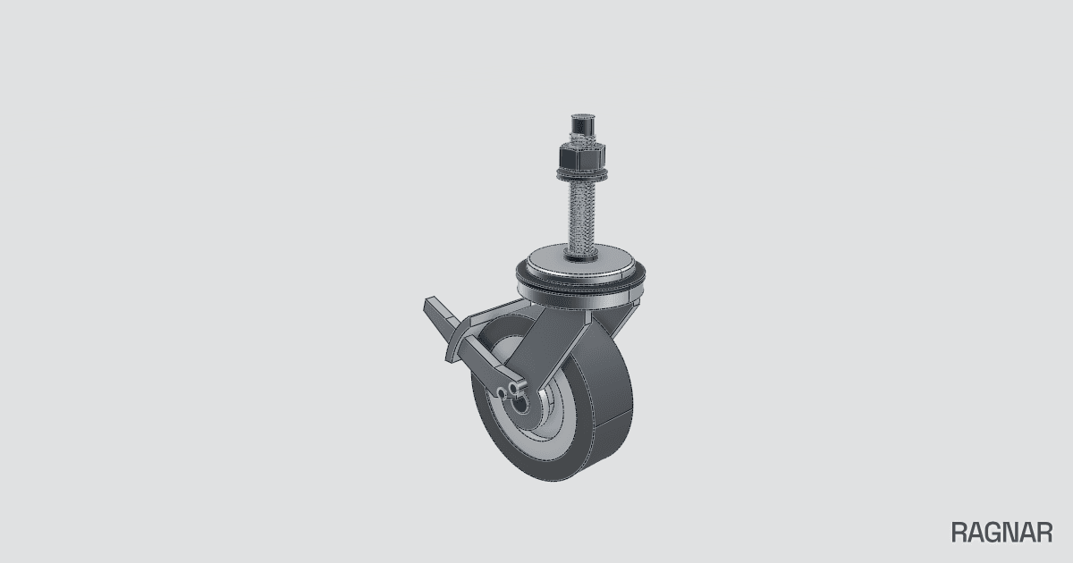 Rueda con freno