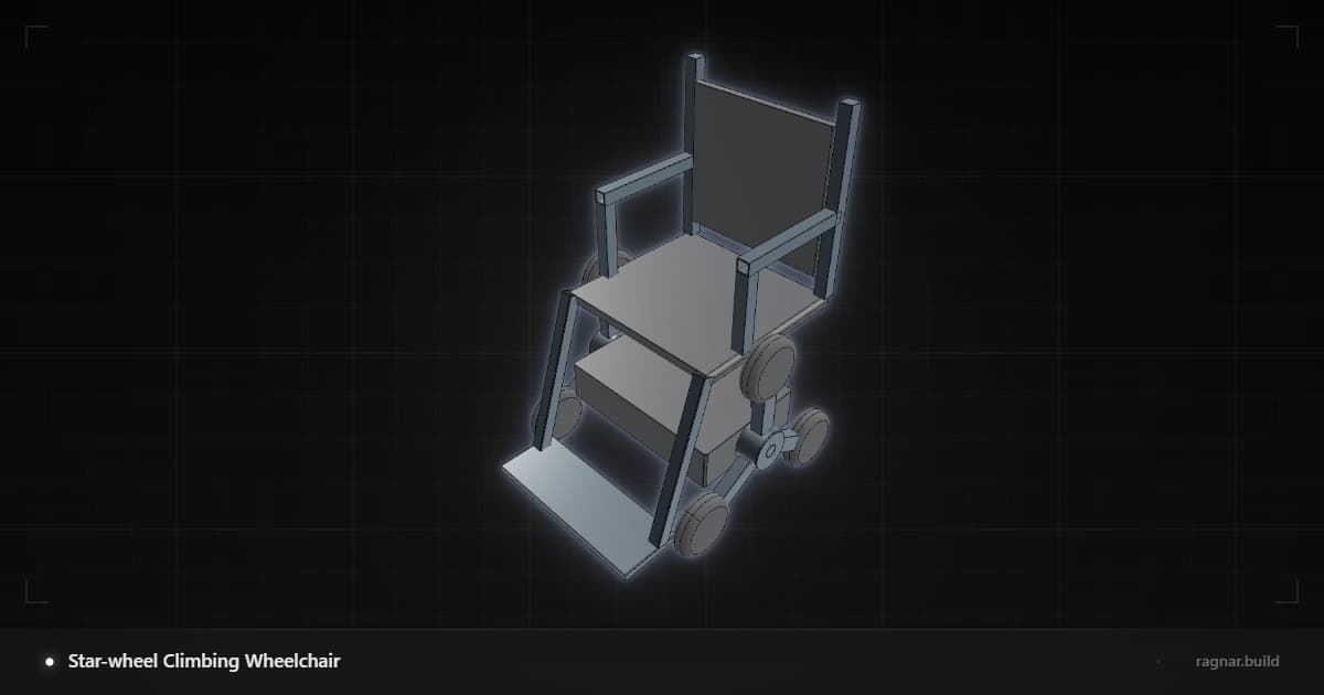 Electric Stairclimbing Wheelchair
