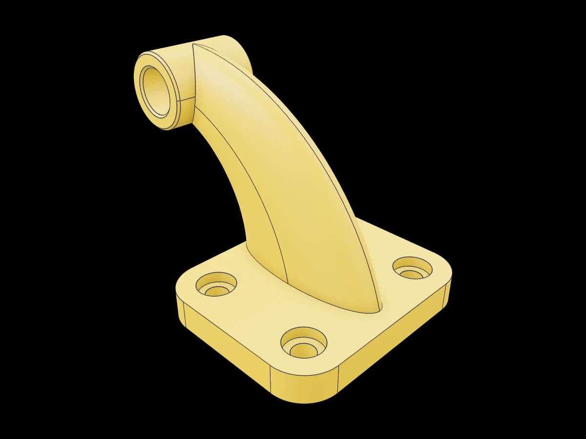 Curved Support Bracket