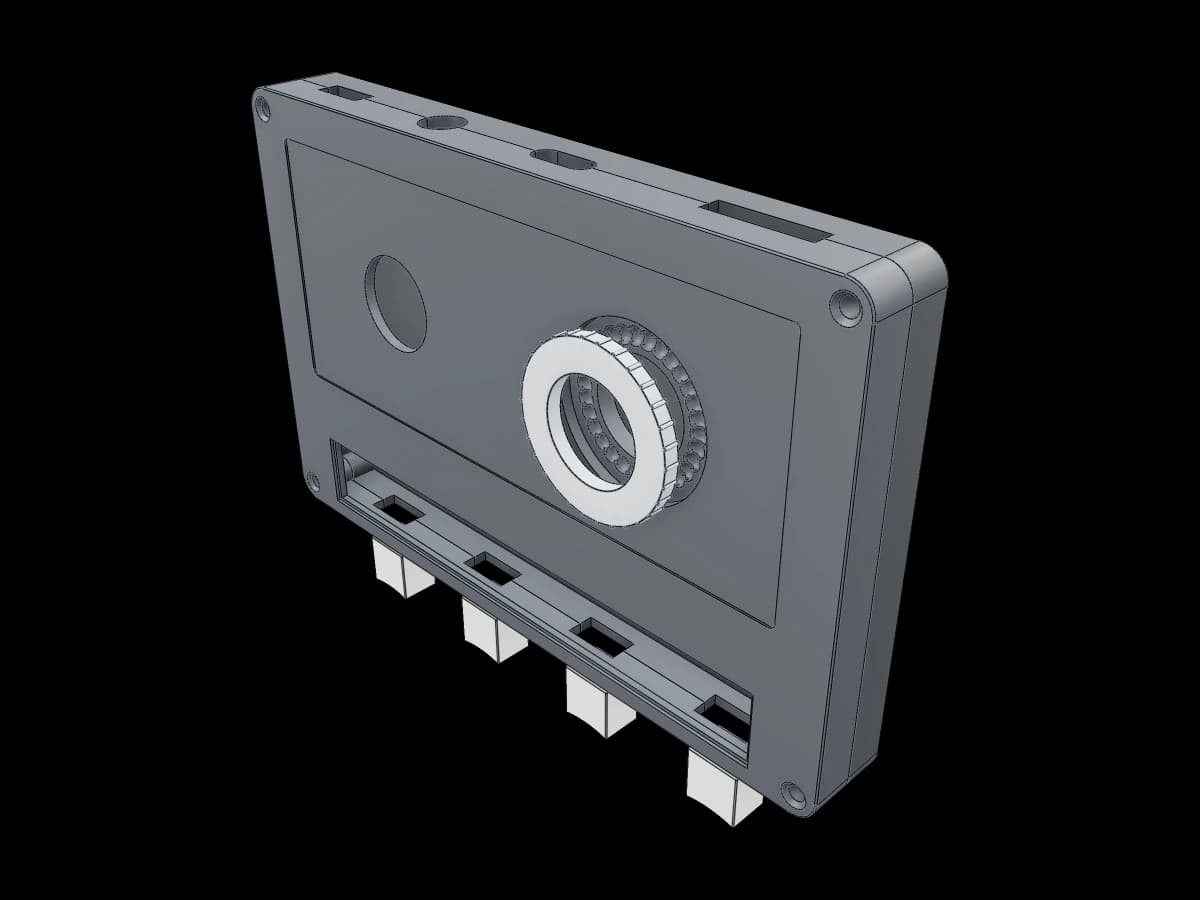 Vintage Cassette Electronics Enclosure