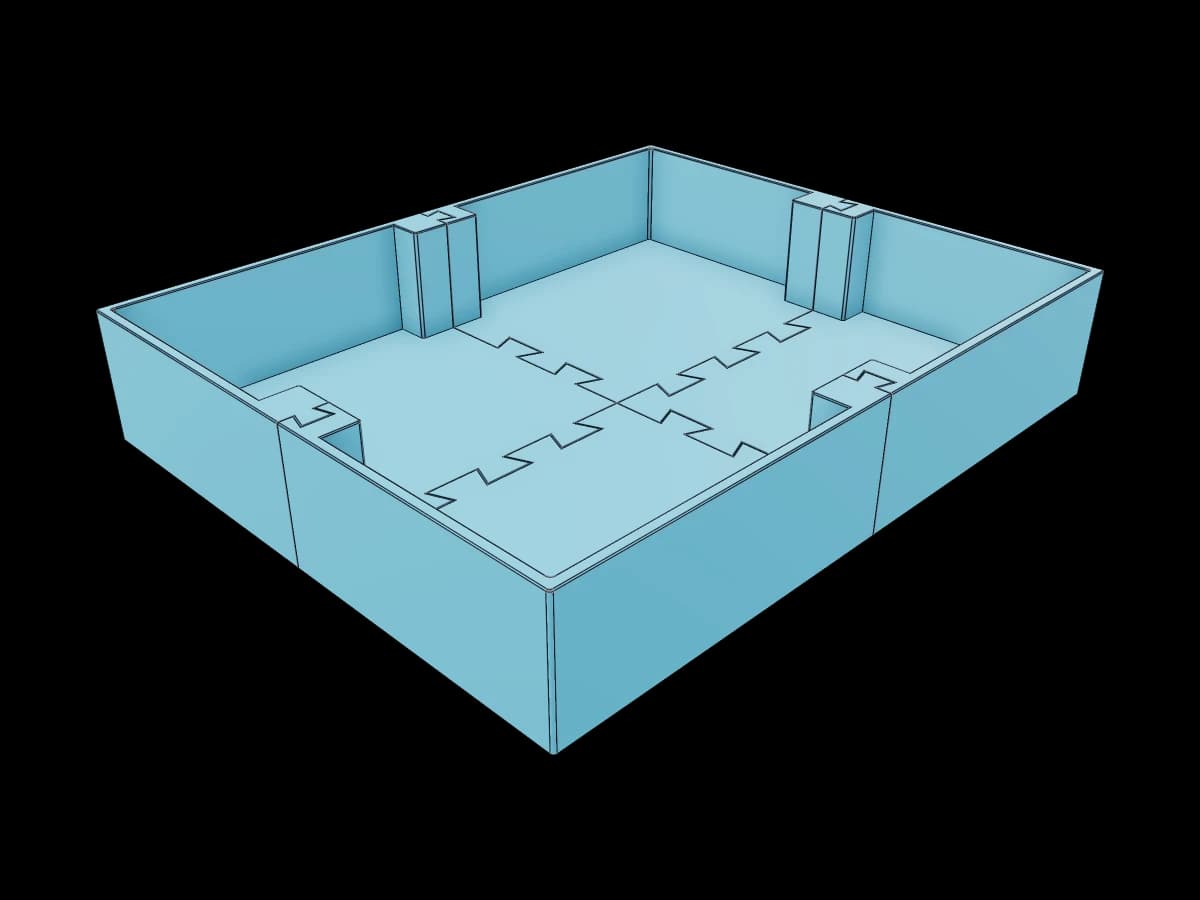 Dovetail Flat Tray
