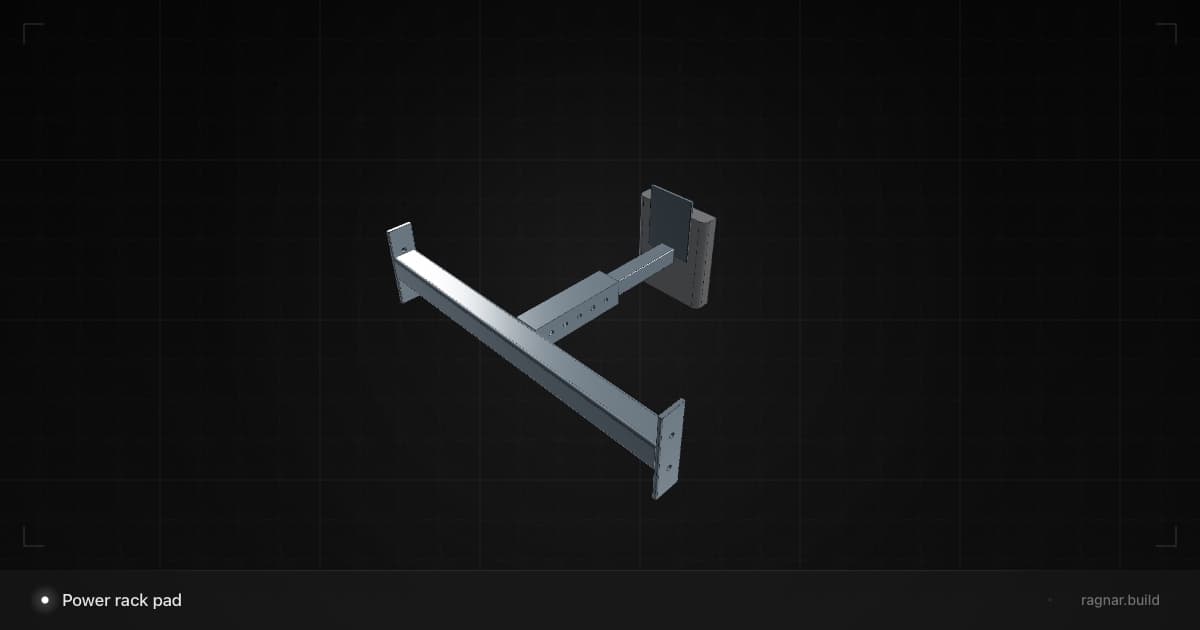 Power rack pad