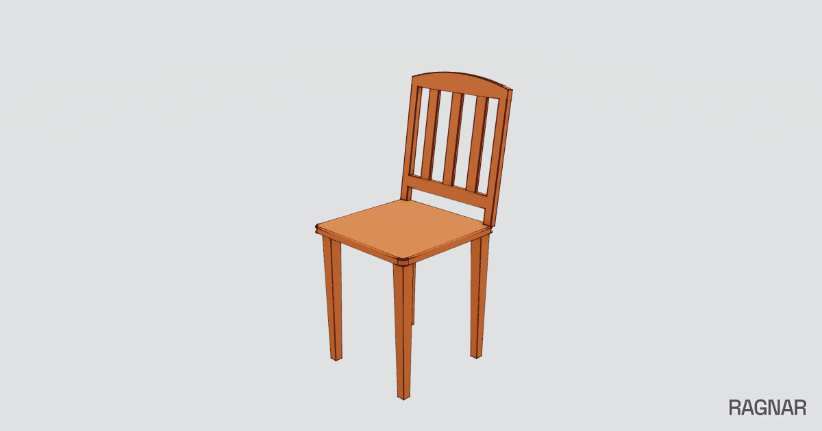 Wooden chair