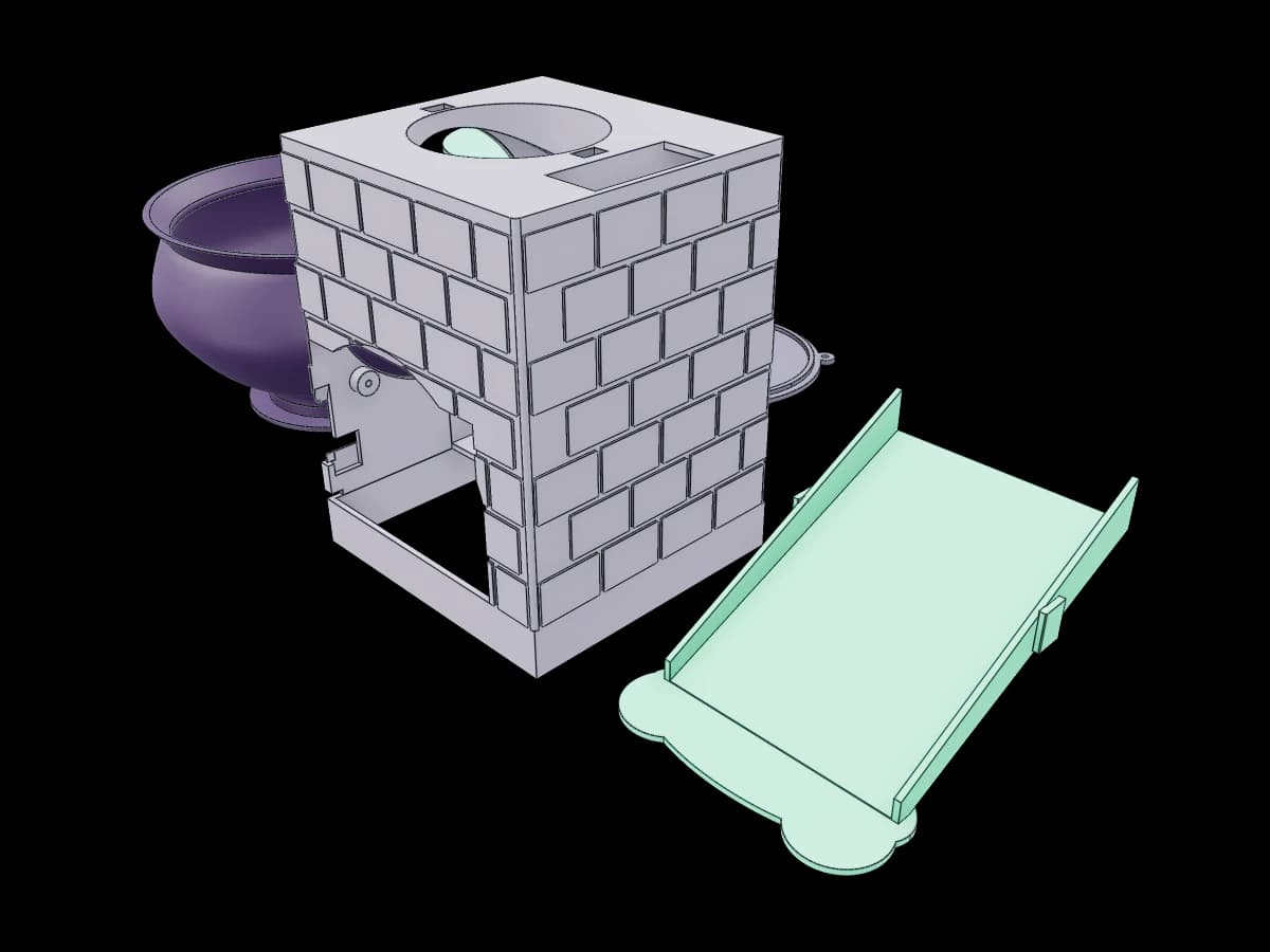 Potion Cauldron Candy Dispenser