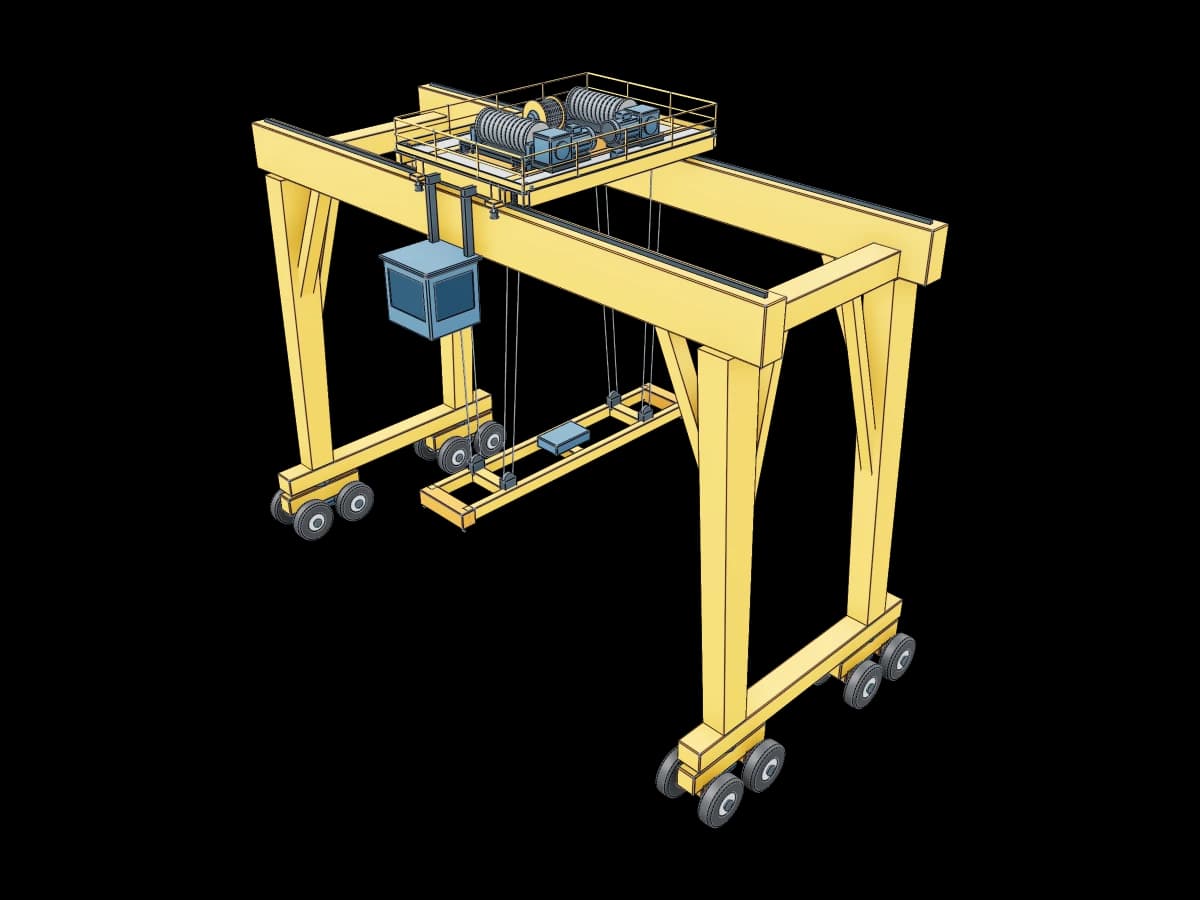 Rubber Tyred Gantry Crane