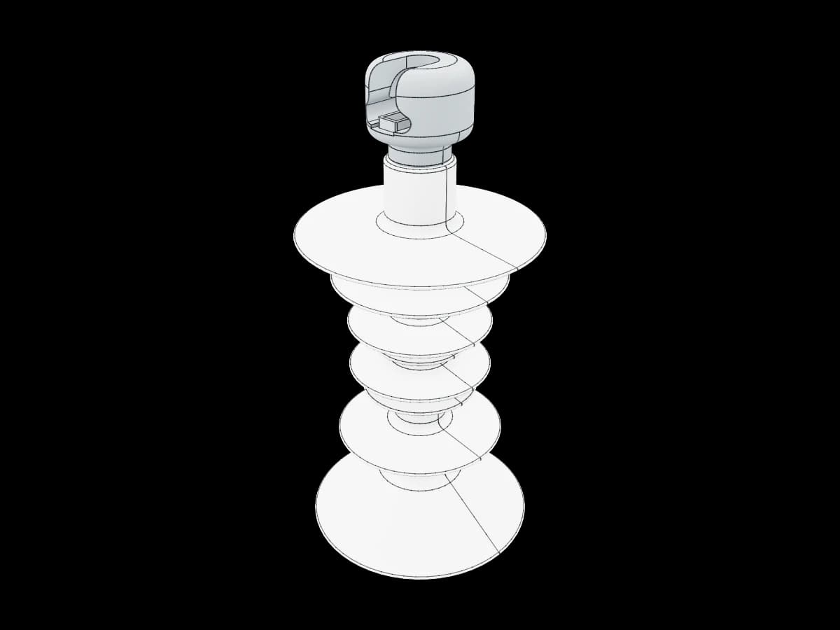 Polymer suspension insulator