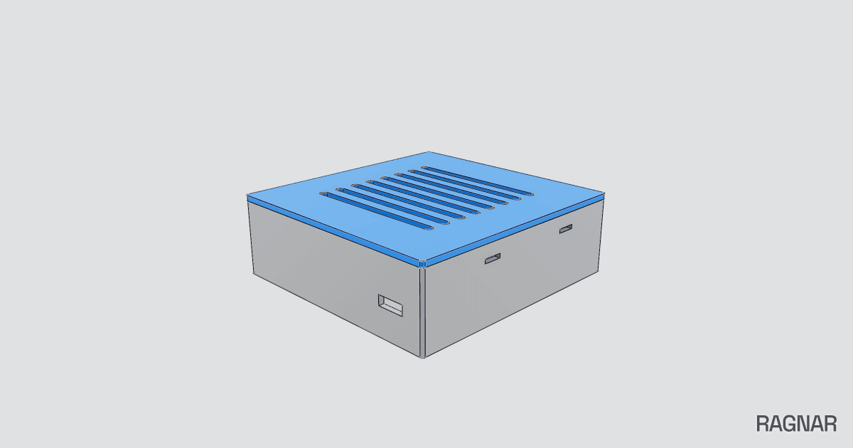 Snap-fit PCB enclosure